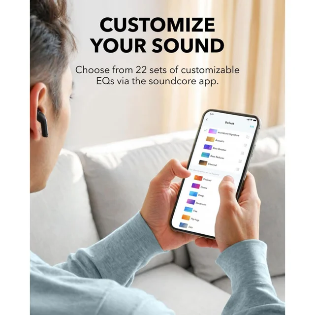 هدفون بلوتوثی انکر مدل Soundcore K20i با نویز کنسلینگ میکروفون (ENC)، درگاه شارژ USB Type- 102065274