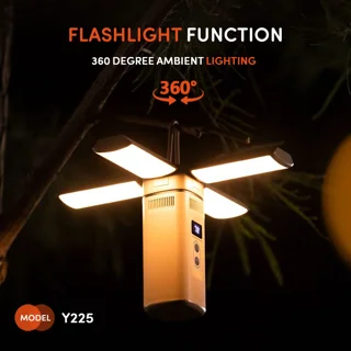 اسپیکر بلوتوثی قابل حمل کربی مدل Y225 POWERBANK&CAMPING LIGHT 102032484