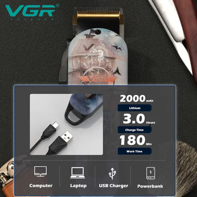 ماشین اصلاح موی سر وی جی ار مدل Vgr-689 102127118
