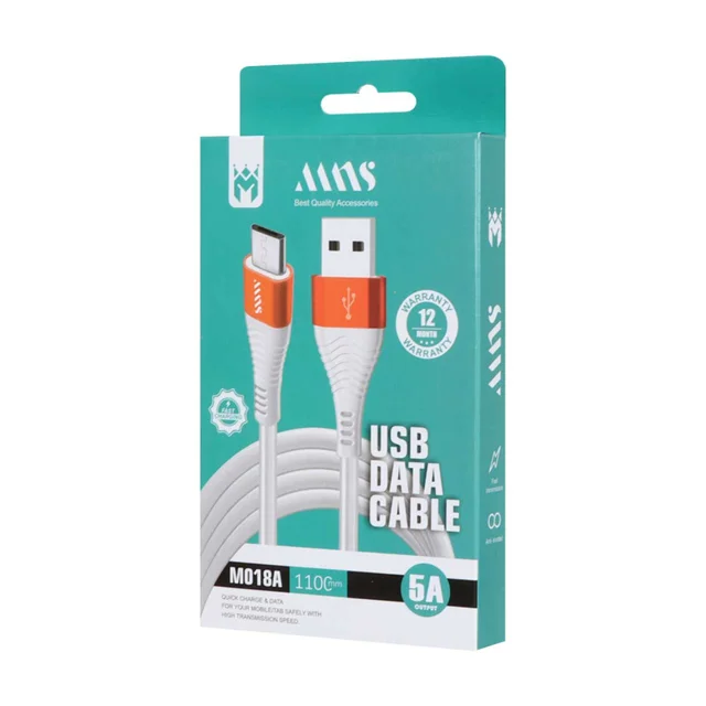 کابل تبدیل USB به microusb ام ان اس مدل M018A طول 1.1 متر 101835356