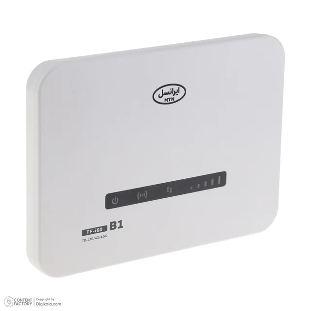 مودم روتر خانگی ایرانسل مدل TF-i60 B1 با پشتیبانی از شبکه نسل 4 ثابت و اینترنت همراه، وای‌ 102805095