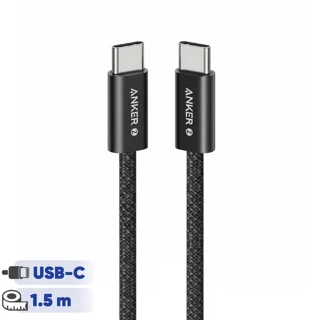 کابل تبدیل USB-C به USB-C انکر مدل Zolo A8060 طول 1.5 متر 102065927