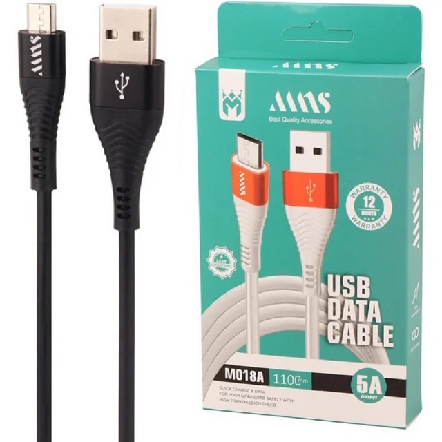 کابل تبدیل USB به microusb ام ان اس مدل M018A طول 1.1 متر 101835352