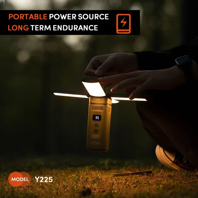 اسپیکر بلوتوثی قابل حمل کربی مدل Y225 POWERBANK&CAMPING LIGHT 102032492