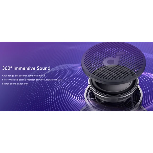 اسپیکر بلوتوثی قابل حمل انکر مدل Glow Mini A3136011 102048983