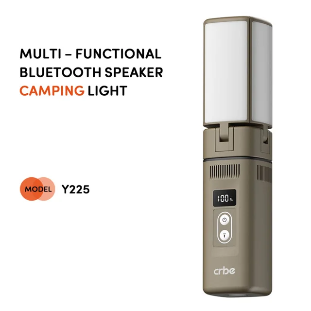 اسپیکر بلوتوثی قابل حمل کربی مدل Y225 POWERBANK&CAMPING LIGHT 102032493