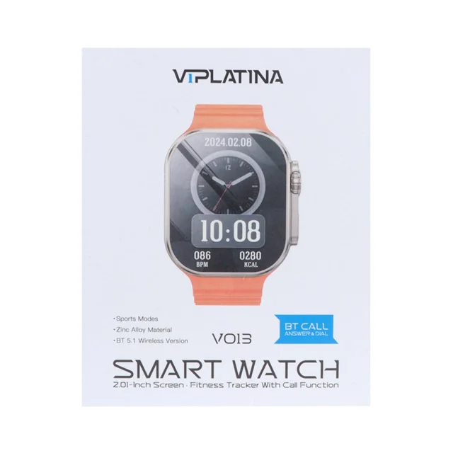 ساعت هوشمند 2.01 اینچ مدل VIPLATINA VO13 با بند سیلیکونی 102034903