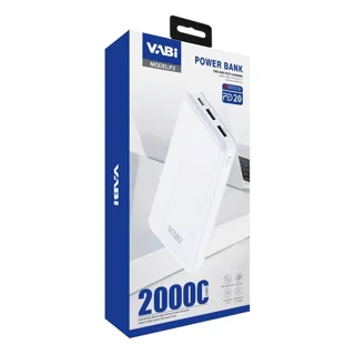 پاور بانک وابی مدل P2 ظرفیت 20000 میلی آمپر ساعت 102109106