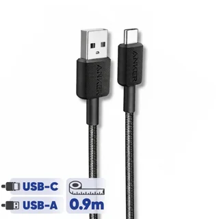 کابل تبدیل USB به USB-C انکر مدل 322/A81H5 طول 0.9 متر 102067760