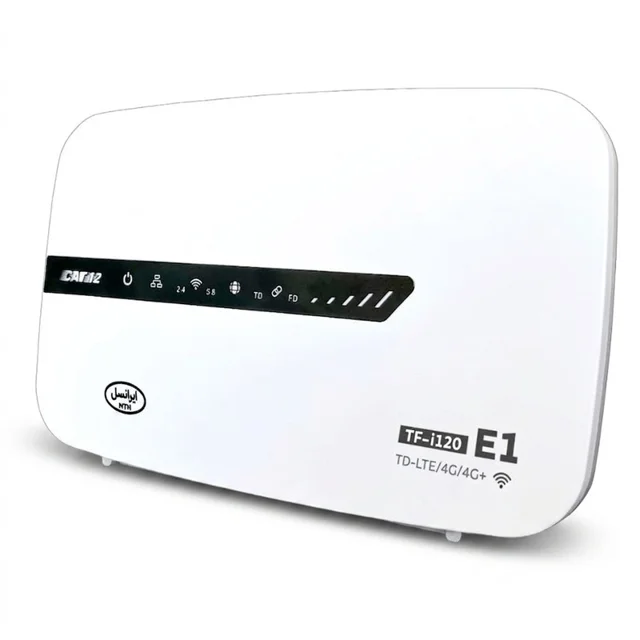 مودم 4G/TDLTEایرانسل مدل TF-i120 E1 (به همراه 50گیگ اینترنت و18 ماه گارانتی)