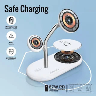 شارژر بی سیم پرومیت مدل SYNERGY-PRO 102050209