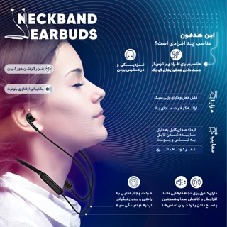 هدفون بی سیم انکر مدل SoundBuds Curve 102048111