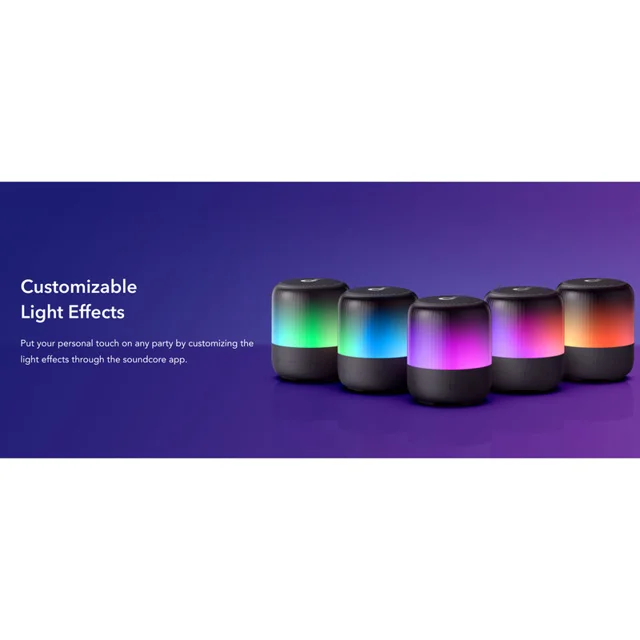 اسپیکر بلوتوثی قابل حمل انکر مدل Glow Mini A3136011 102048980