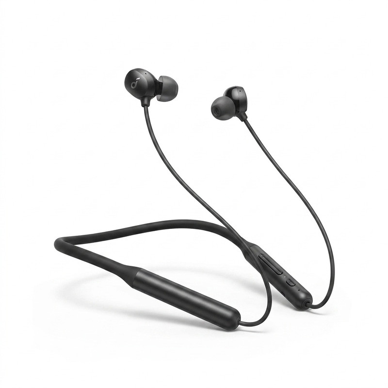 هدفون بلوتوثی گردنی انکر مدل SoundCore Life U2i بدون قابلیت نویز کنسلینگ، درگاه شارژ USB Type-C، مقا