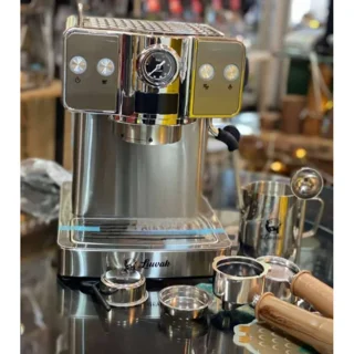 اسپرسو ساز نیمه‌صنعتی 1.5 لیتری لواک مدل CM350، نیمه اتوماتیک با مصرف پودر قهوه، مناسب تهی 102114369