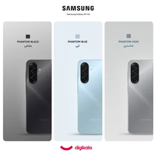 گوشی موبایل سامسونگ مدل Galaxy A17 4G دو سیم کارت ظرفیت 128 گیگابایت و رم 4 گیگابایت - ویت 102127400