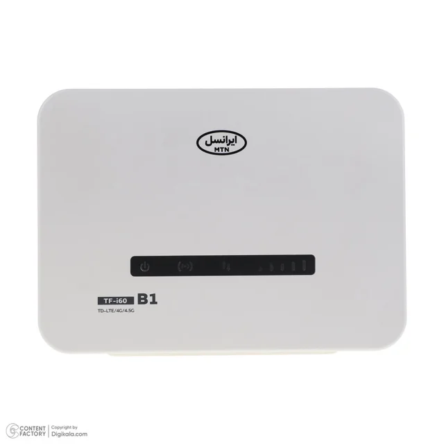 مودم روتر خانگی ایرانسل مدل TF-i60 B1 با پشتیبانی از شبکه نسل 4 ثابت و اینترنت همراه، وای‌ 102805090
