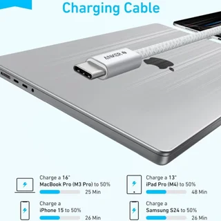 کابل تبدیل USB-C به USB-C انکر مدل Zolo A8060 طول 1.5 متر 102065930